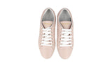 Prada Women's Beige Leather Diagramme Sneaker 1E254L