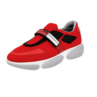 Prada Women's Red Cloudbust Sneaker 1E293I