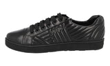 Prada Women's Black Leather Diagramme Sneaker 1E344I