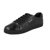 Prada Women's Black Leather Diagramme Sneaker 1E344I