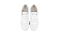 Prada Women's White Leather Diagramme Sneaker 1E344I