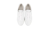 Prada Women's White Leather Diagramme Sneaker 1E344I