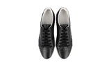 Prada Women's Black Leather Downtown Sneaker 1E347I