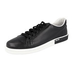 Prada Women's Black Leather Sneaker 1E347I