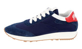 Prada Women's Blue Leather Lane Sneaker 1E369L