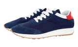 Prada Women's Blue Leather Lane Sneaker 1E369L