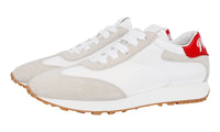 Prada Women's White Leather Sneaker 1E369L