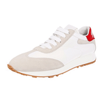 Prada Women's White Leather Lane Sneaker 1E369L