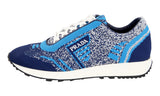 Prada Women's Blue Knit Milano70 Sneaker 1E371L