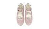 Prada Women's Purple Leather Lane Downtown Sneaker 1E413N