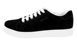 Prada Women's Black Leather Avenue District Sneaker 1E535L