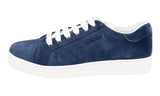 Prada Women's Blue Leather Downtown Sneaker 1E535L
