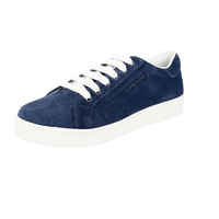 Prada Women's Blue Leather Avenue District Sneaker 1E535L