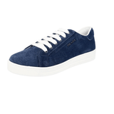 Prada Women's Blue Leather Downtown Sneaker 1E535L
