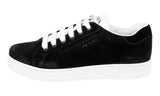 Prada Women's Black Leather Downtown Sneaker 1E535L