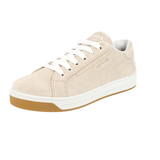 Prada Women's Beige Leather Downtown Sneaker 1E535L