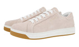 Prada Women's Pink Leather Downtown Sneaker 1E535L