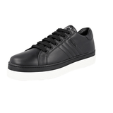 Prada Women's Black Leather Sneaker 1E536L