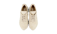 Prada Women's Beige Leather Prax01 Sneaker 1E553L