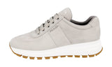Prada Women's Grey Leather Prax Sneaker 1E553L