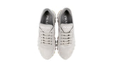 Prada Women's Grey Leather Prax01 Sneaker 1E553L