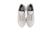 Prada Women's Grey Leather Prax01 Sneaker 1E553L