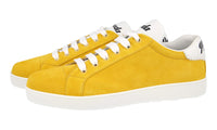 Prada Women's Yellow Leather Sneaker 1E565L