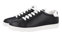 Prada Women's Black Leather Sneaker 1E565L