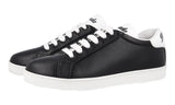 Prada Women's Black Leather Downtown Sneaker 1E565L