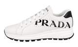 Prada Women's White Leather Prax01 Sneaker 1E597M