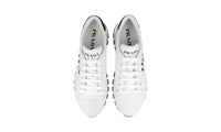 Prada Women's White Leather Prax01 Sneaker 1E597M