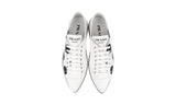 Prada Women's White Synthesis Polka Dot Pointy Sneaker 1E617M