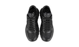 Prada Women's Black Leather Prax01 Symbole Platform Sneaker 1E620N