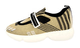 Prada Women's Gold Cloudbust Slip-on Lurex Sneaker 1E651I