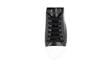 Prada Women's Black Leather Sneaker 1E663I