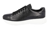 Prada Women's Black Leather Prax Sneaker 1E664I