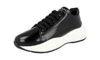 Prada Women's 1E679L 055 F0967 Brushed Spazzolato Leather Sneaker