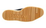 Prada Women's Black Leather Plateau Derby Full Brogue Business Shoes 1E722E