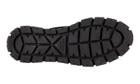 Prada Women's Black Cassetta  Double Wheel Sequin Sneaker 1E787M