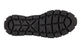 Prada Women's Black Cassetta  Double Wheel Sequin Sneaker 1E787M