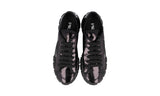 Prada Women's Black Cassetta  Double Wheel Sequin Sneaker 1E787M