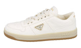 Prada Women's Beige Leather Nappa Downtown Sneaker 1E792M