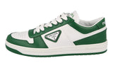 Prada Women's White Leather Downtown Sneaker 1E792M