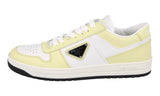 Prada Women's White Leather Downtown Sneaker 1E792M