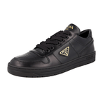 Prada Women's Black Leather Downtown Sneaker 1E792M