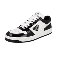 Prada Women's White Leather Downtown Sneaker 1E792M