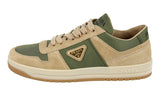 Prada Women's Beige Leather Downtown Sneaker 1E792M
