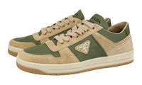 Prada Women's Beige Leather Downtown Sneaker 1E792M
