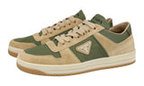 Prada Women's Beige Leather Downtown Sneaker 1E792M