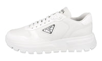 Prada Women's White Leather Prax01 Sneaker 1E804M